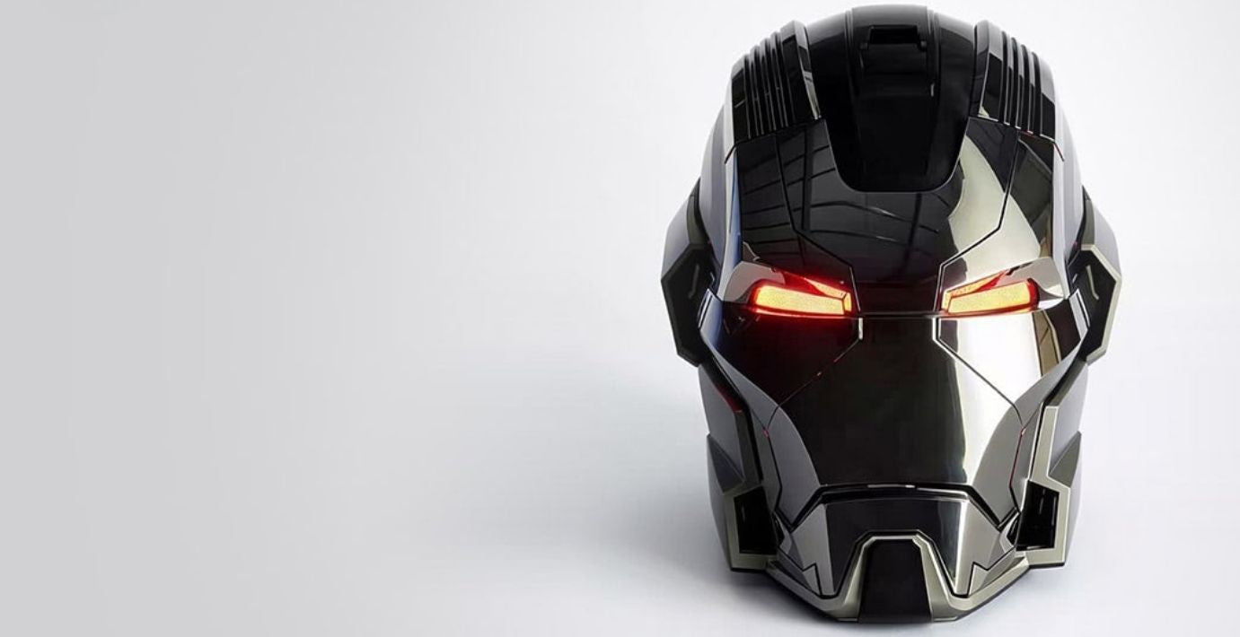 black iron man helmet MK50 Premium cosplay Iron Man MK5 Helmet 1:1